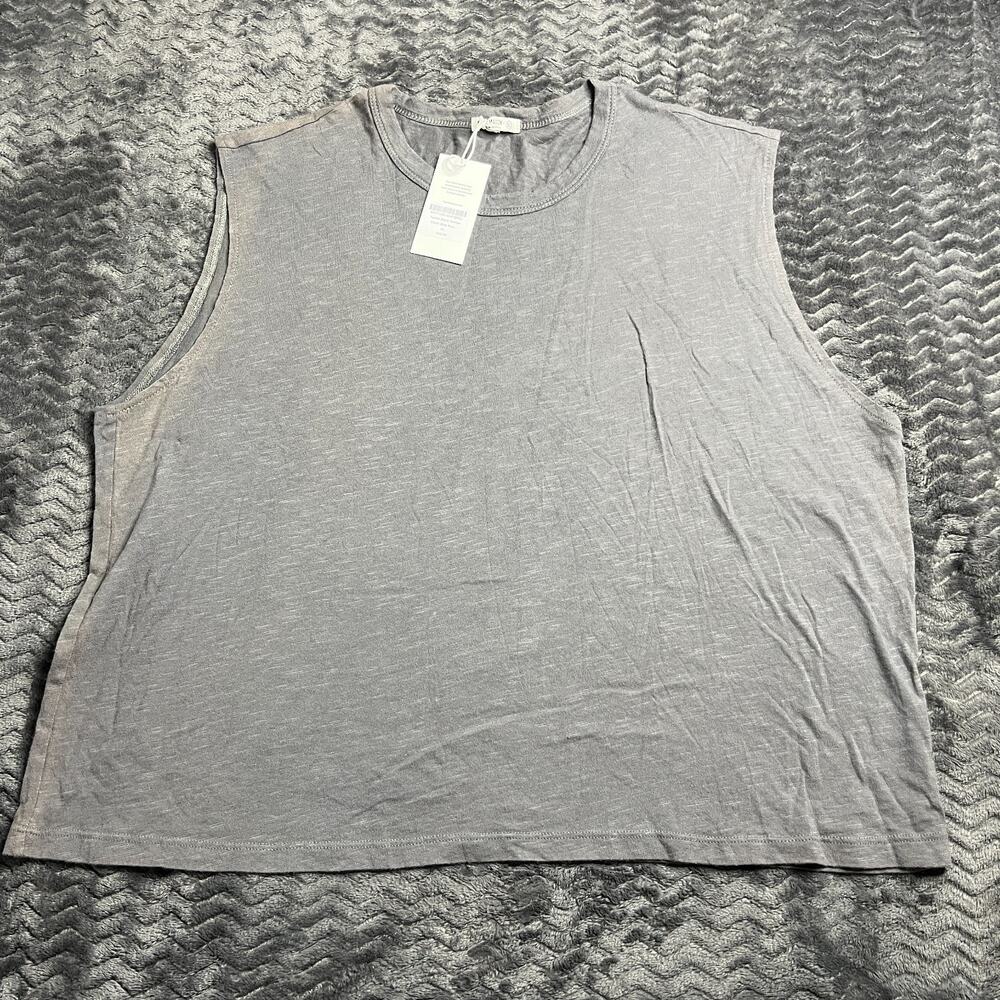 Buck Mason Faded Black Slub Muscle Tank Size XL NWT